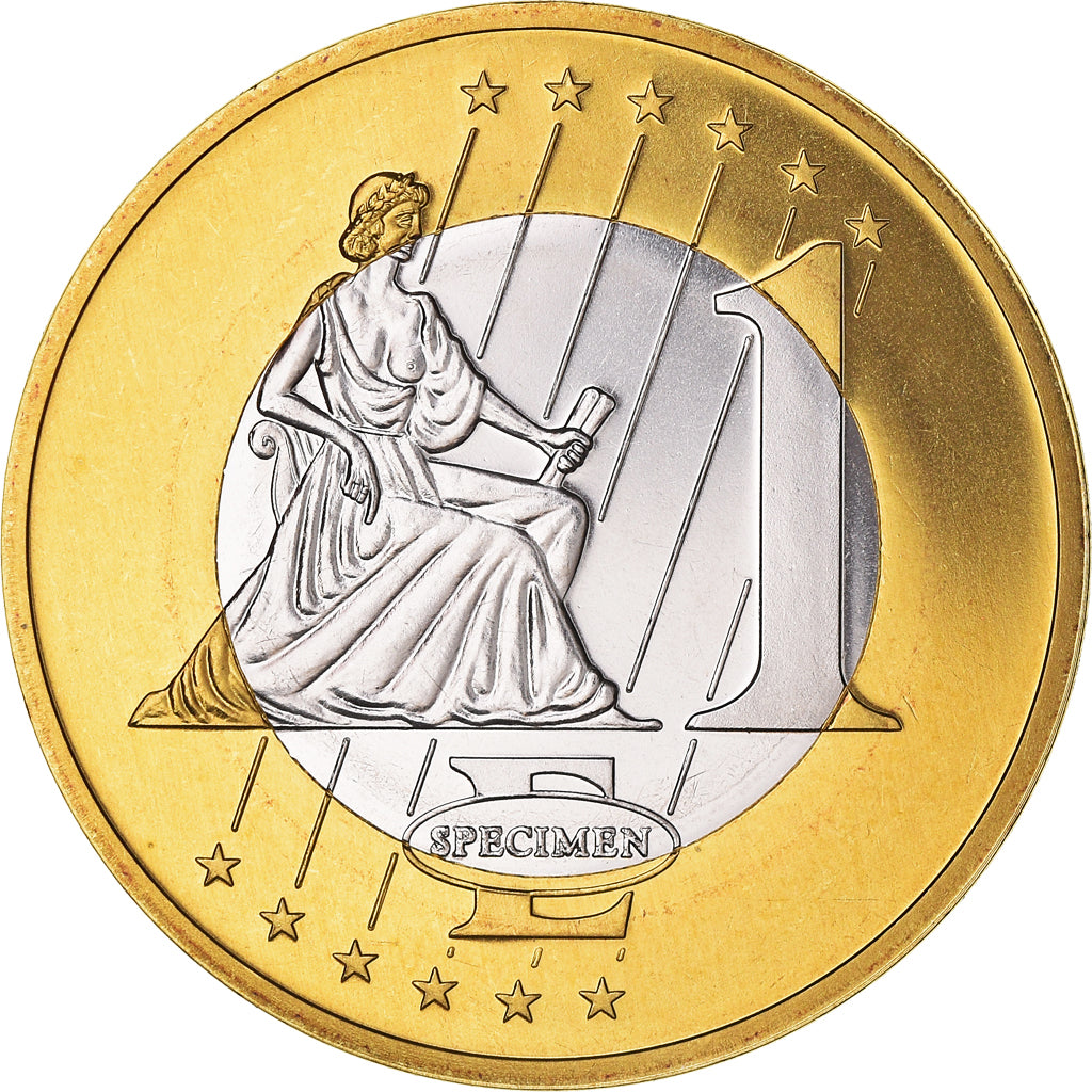 Estonia, Euro, 2003, unofficial private coin, MS(65-70), Bi-Metallic