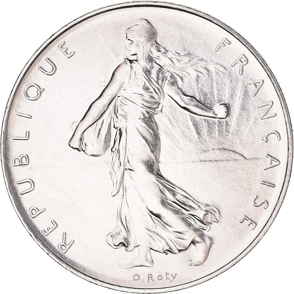 Coin, France, Semeuse, Franc, 1974, Paris, MS(65-70), Nickel, KM:925.1