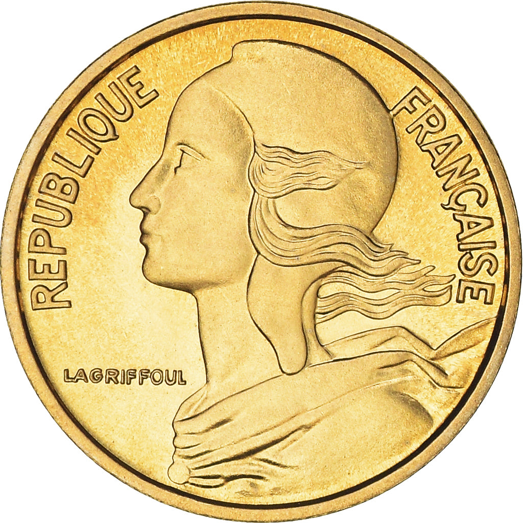 Coin, France, Marianne, 5 Centimes, 1974, Paris, MS(65-70), Aluminum-Bronze