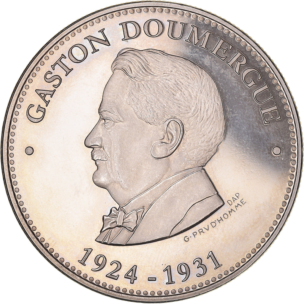 France, Médaille, Les Présidents de la République, Gaston Doumergue