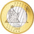 Mónaco, 1 Euro, 2005, unofficial private coin, FDC, Bimetálico