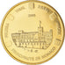 Monaco, 50 Euro Cent, 2005, unofficial private coin, MS(65-70), Brass