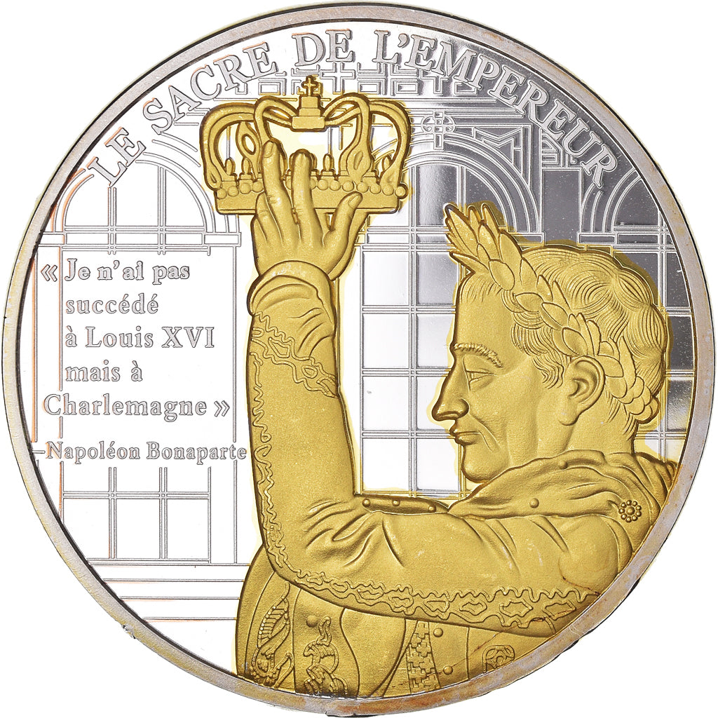 Frankrijk, Medaille, La vie de Napoléon Bonaparte, le Sacre de l'Empereur, FDC
