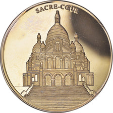 France, Medal, Monuments de Paris, Sacré Coeur, Arts & Culture, MS(63), Copper