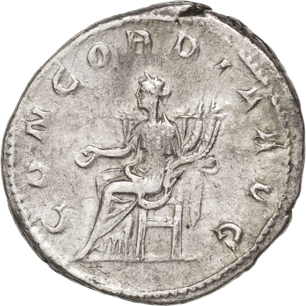 Coin, Gordian III, Antoninianus, Rome, AU(50-53), Billon, RIC:35