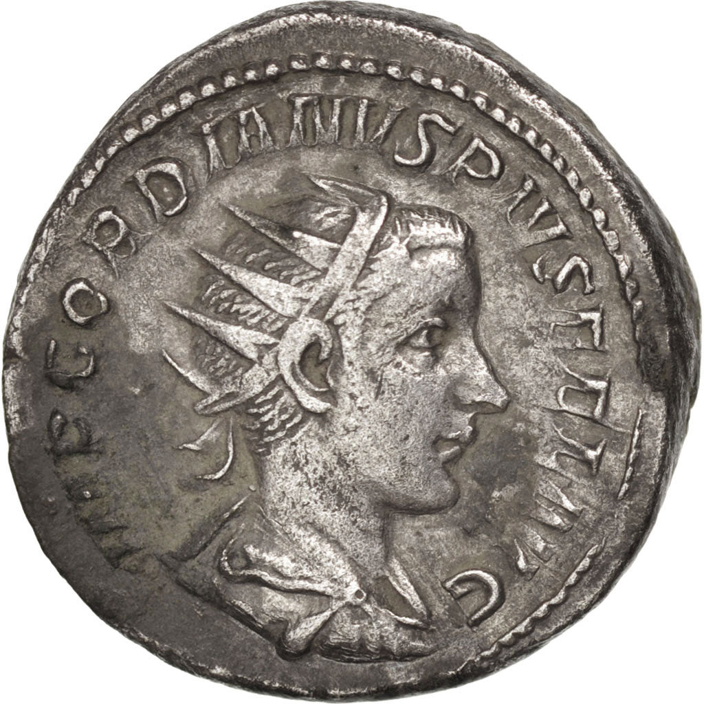 Coin, Gordian III, Antoninianus, Rome, AU(50-53), Billon, RIC:54