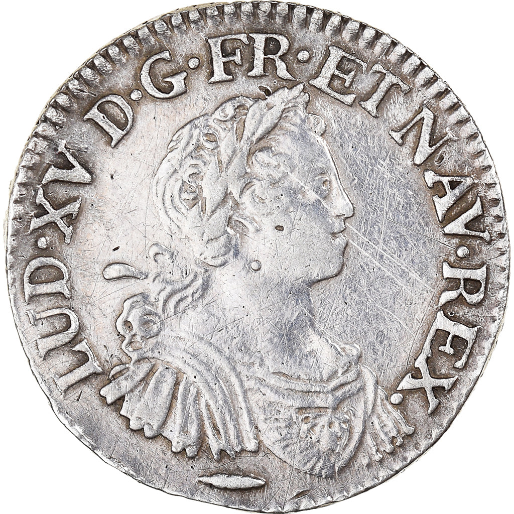 Moneda, Francia, Louis XV, 1/4 Écu aux 8 L, 30 Sols, 1/4 ECU, 1725, Amiens