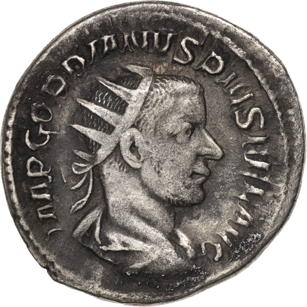 Coin, Gordian III, Antoninianus, Rome, EF(40-45), Billon, RIC:143