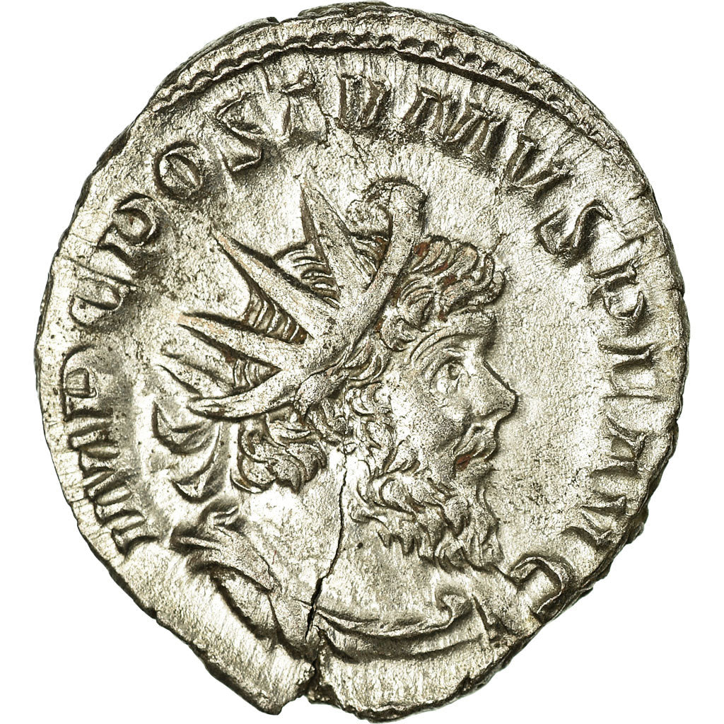 Coin, Postumus, Antoninianus, Lyons, AU(55-58), Billon, RIC:60