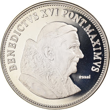 France, Medal, Benoit XVI, Religions & beliefs, 2013, MS(65-70), Nickel