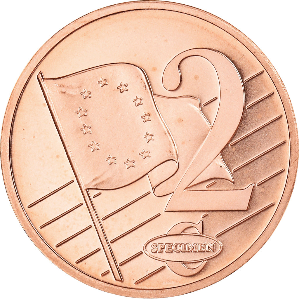 Monaco, 2 Euro Cent, 2005, unofficial private coin, UNC-, Copper Plated Steel