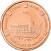 Monaco, Euro Cent, 2005, unofficial private coin, MS(63), Copper Plated Steel