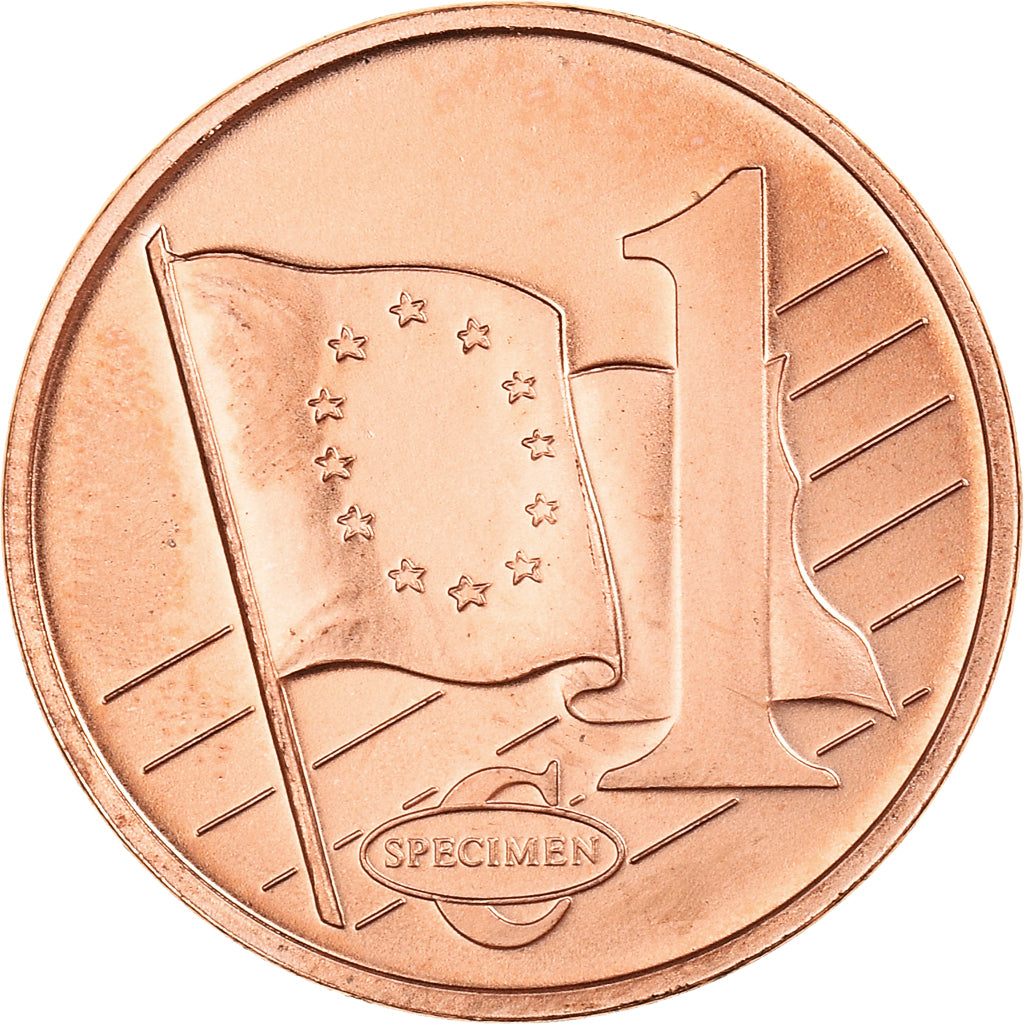 Monaco, Euro Cent, 2005, unofficial private coin, MS(63), Copper Plated Steel
