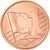 Mónaco, Euro Cent, 2005, unofficial private coin, MS(63), Aço Cromado a Cobre