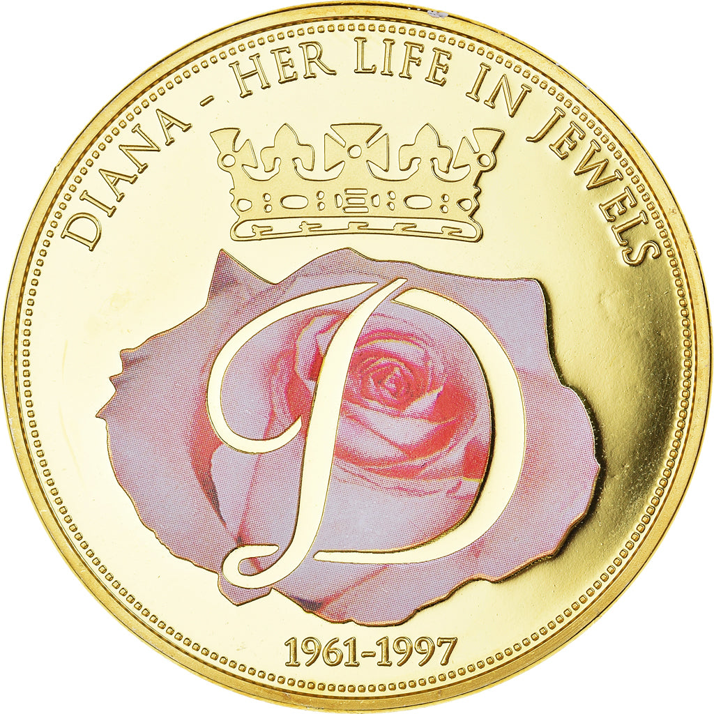 Royaume-Uni, Médaille, La Princesse Diana, The Engagement Ring, FDC, Copper