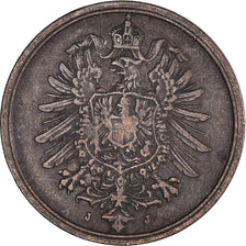 Coin, GERMANY - EMPIRE, Wilhelm I, 2 Pfennig, 1875, Hambourg, EF(40-45), Copper