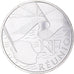 Francja, 10 Euro, Réunion, 2010, Paris, MS(63), Srebro, KM:1669
