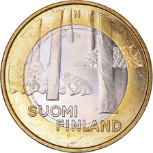 Finlande, 5 Euro, Site funéraire de Sammallahdenmäki, 2013, Vantaa, SUP