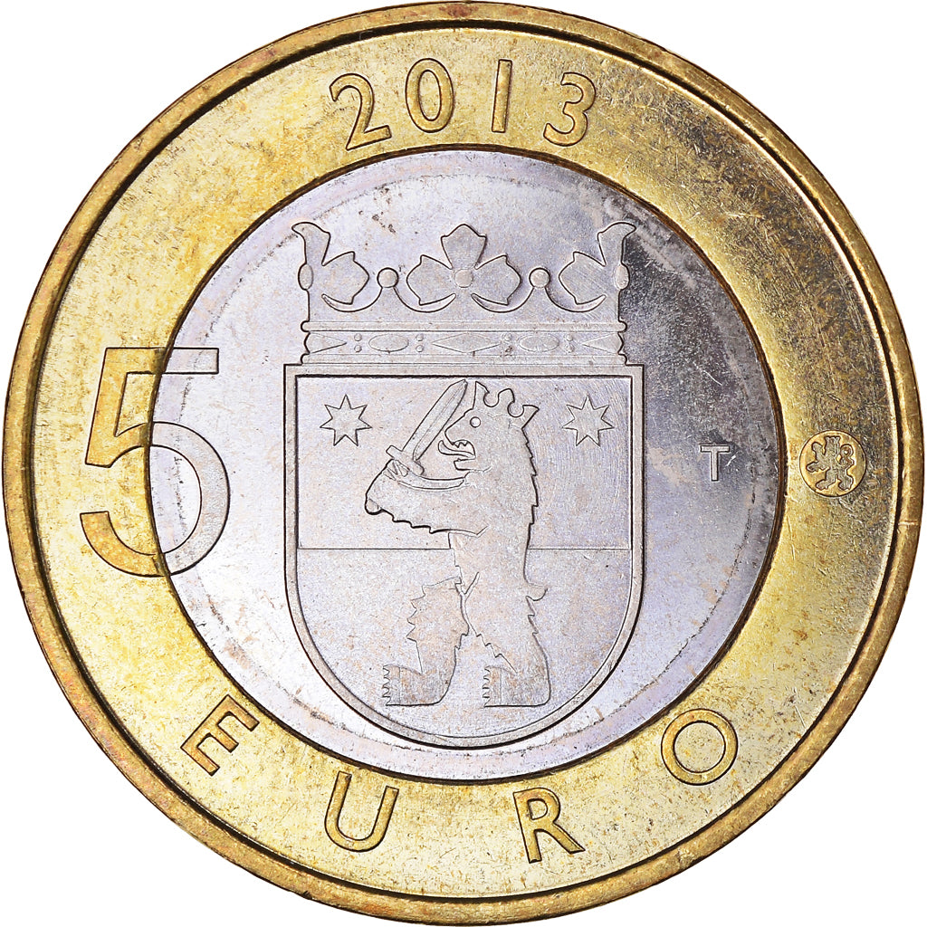 Finland, 5 Euro, Site funéraire de Sammallahdenmäki, 2013, Vantaa, AU(55-58)