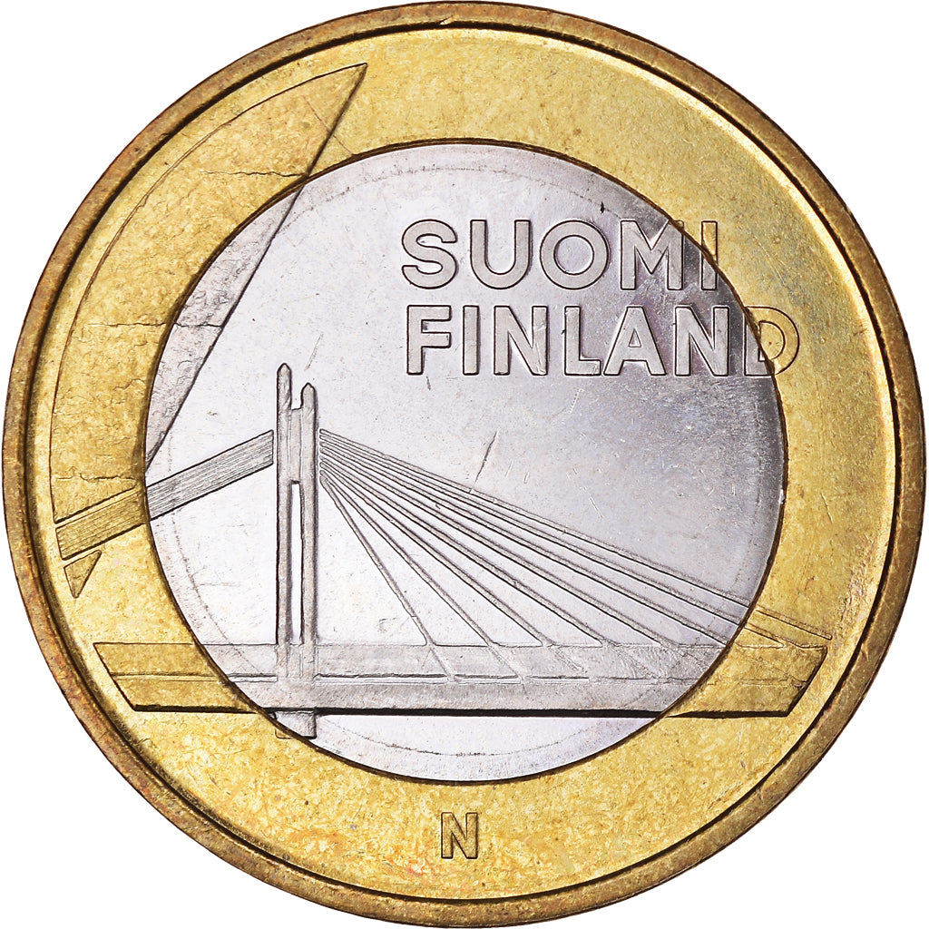 Finland, 5 Euro, Lapland, Rovaniemi 