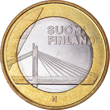 Finland, 5 Euro, Lapland, Rovaniemi "The Lumberjack’s Candle Bridge", 2012