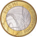 Finland, 5 Euro, Provinces - Savonia, 2011, Vantaa, AU(50-53), Bi-Metallic