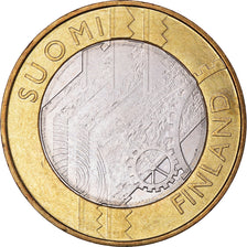 Finland, 5 Euro, Provinces - Uusimaa, 2011, Vantaa, AU(50-53), Bi-Metallic