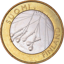 Finland, 5 Euro, Provinces - Satakunta, 2010, Vantaa, AU(50-53), Bi-Metallic