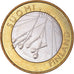 Finland, 5 Euro, Provinces - Satakunta, 2010, Vantaa, AU(50-53), Bi-Metallic