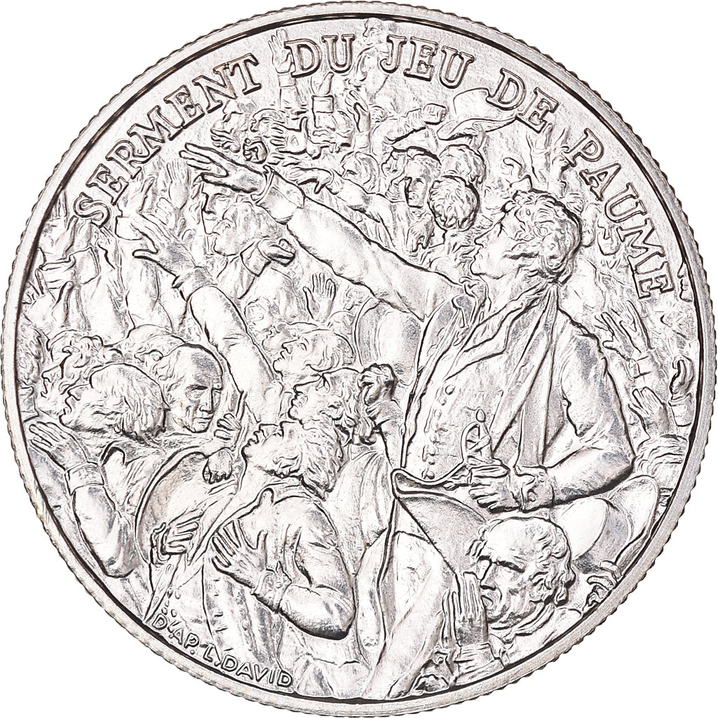 Frankreich, Medaille, Révolution Française, Serment du Jeu de Paume, 1989