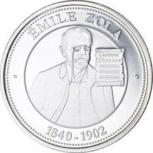 France, Medal, Collection Panthéon, Émile Zola, Littérature, MS(65-70)