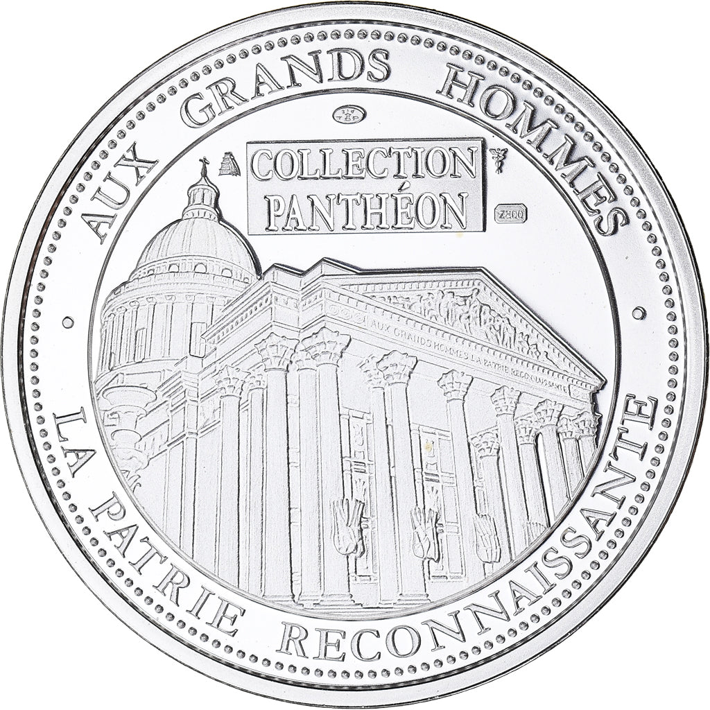 France, Medal, Collection Panthéon, Émile Zola, Littérature, MS(65-70)