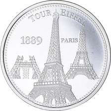 France, Medal, Paris - La Tour Eiffel, Arts & Culture, MS(65-70), Silver