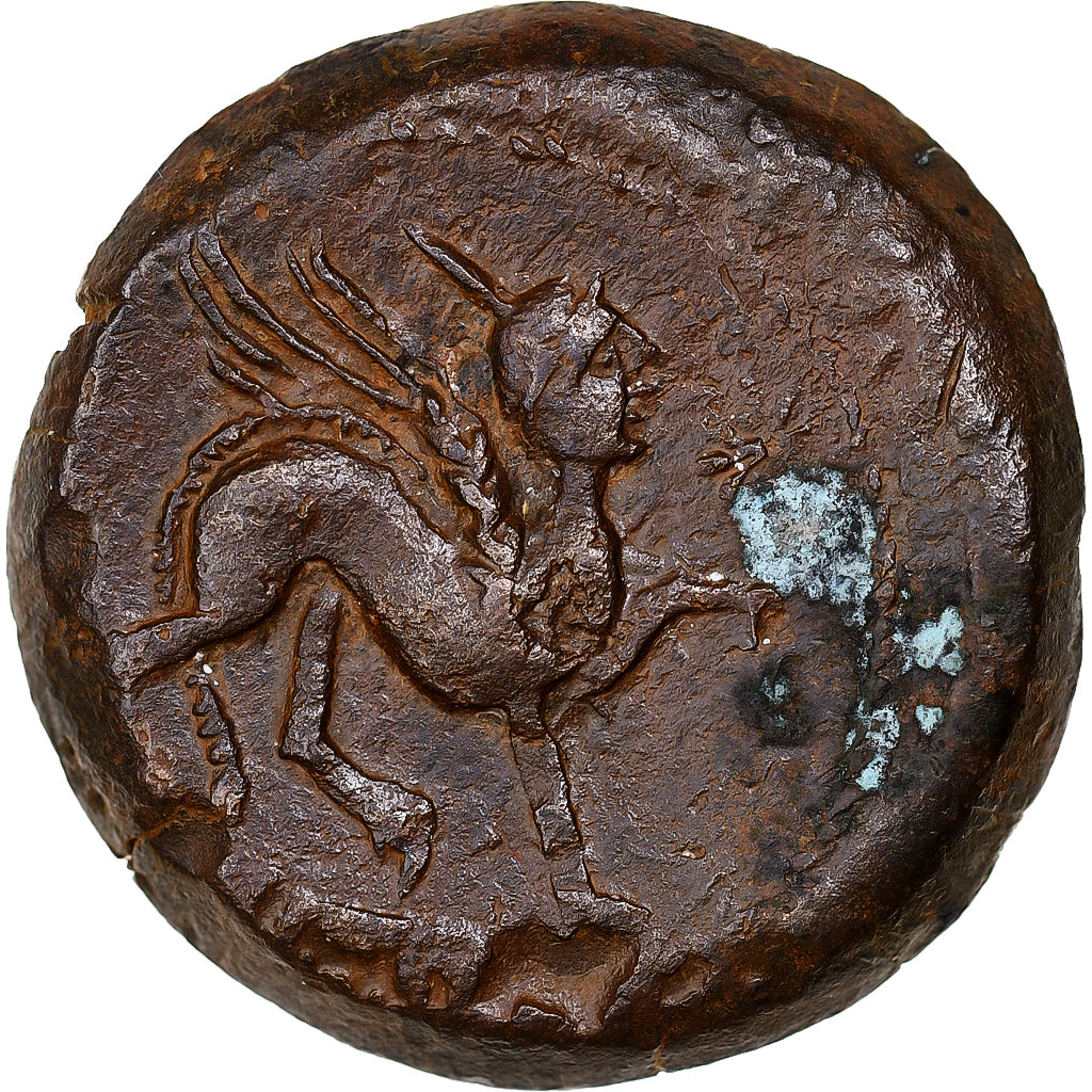 Spain, Castulo, Æ Unit, ca. 130-80 BC, Bronze, TTB