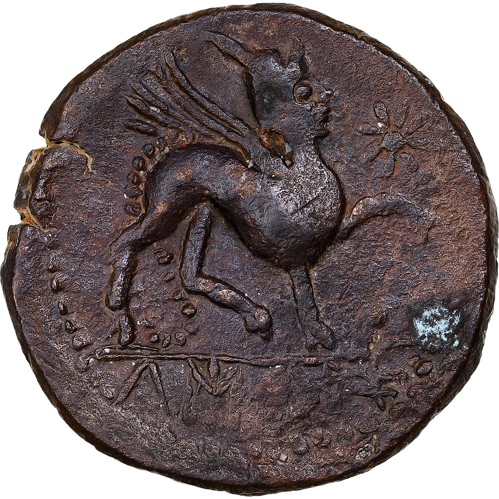 Spain, Castulo, Æ Unit, ca. 130-80 BC, Bronze, SS+