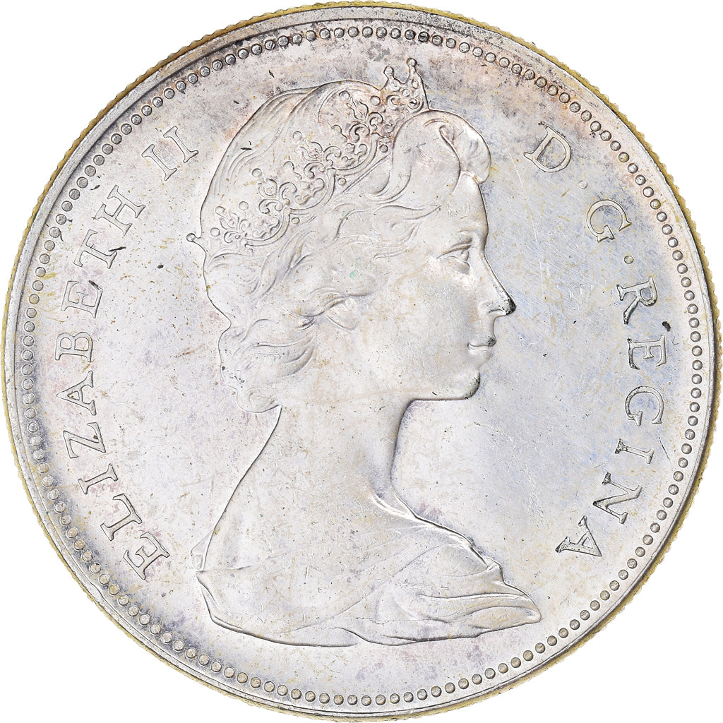 Münze, Kanada, Elizabeth II, Dollar, 1966, Royal Canadian Mint, Ottawa, VZ
