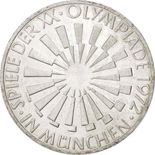 Munten, Federale Duitse Republiek, 10 Mark, 1972, Karlsruhe, UNC-, Zilver