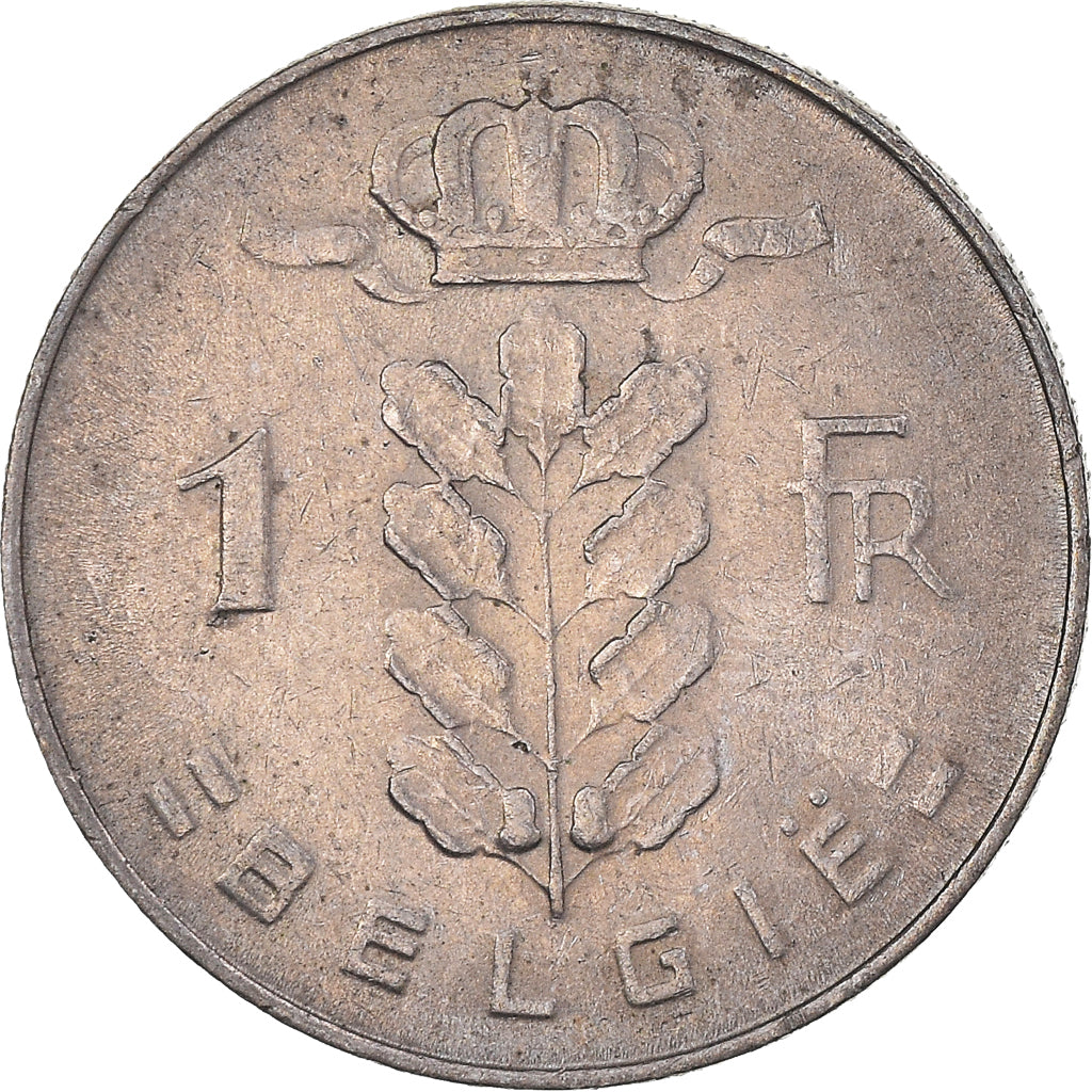 Coin, Belgium, Franc, 1976, EF(40-45), Copper-nickel, KM:143.1