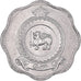 Coin, Ceylon, Elizabeth II, 2 Cents, 1971, AU(55-58), Aluminum, KM:128