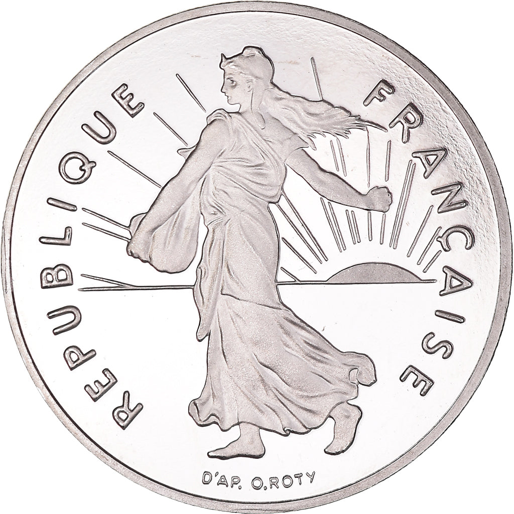 Moneta, Francja, Semeuse, Franc, 1996, Paris, BE, MS(65-70), Nikiel, KM:925.2