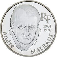 France, 100 Francs, André Malraux, 1997, MDP, Proof, Silver, MS(65-70)