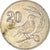 Coin, Cyprus, 20 Cents, 1985, EF(40-45), Nickel-brass, KM:57.2