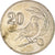 Moneda, Chipre, 20 Cents, 1985, MBC, Níquel - latón, KM:57.2