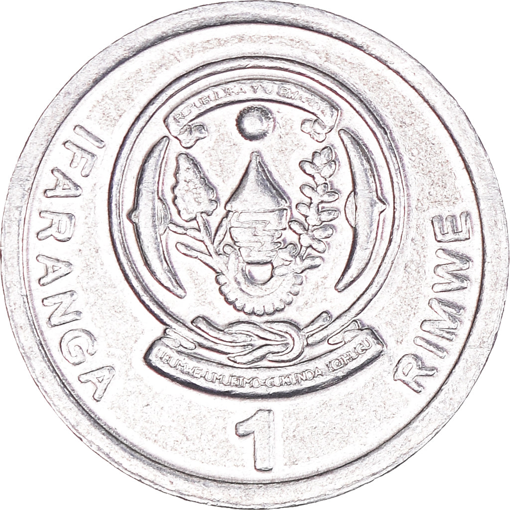 Coin, Rwanda, Franc, 2003, AU(50-53), Aluminum, KM:22