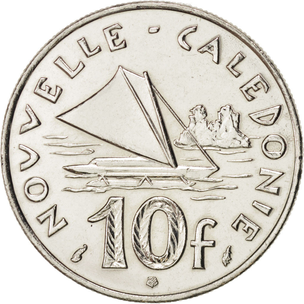 Monnaie, Nouvelle-Calédonie, 10 Francs, 1990, Paris, FDC, Nickel, KM:11