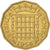 Coin, Great Britain, Elizabeth II, 3 Pence, 1954, AU(55-58), Nickel-brass