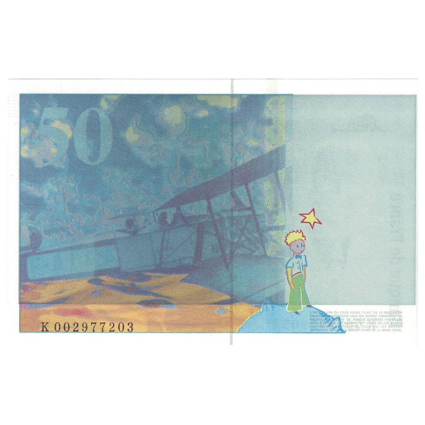 Frankrijk, 50 Francs, St Exupéry, 1992, K.002, Fauté, SPL+, Fayette:72.1b