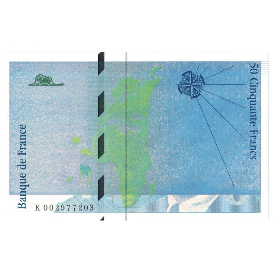 Frankrijk, 50 Francs, St Exupéry, 1992, K.002, Fauté, SPL+, Fayette:72.1b