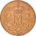 Coin, Denmark, Margrethe II, 5 Öre, 1979, Copenhagen, AU(55-58), Copper Clad