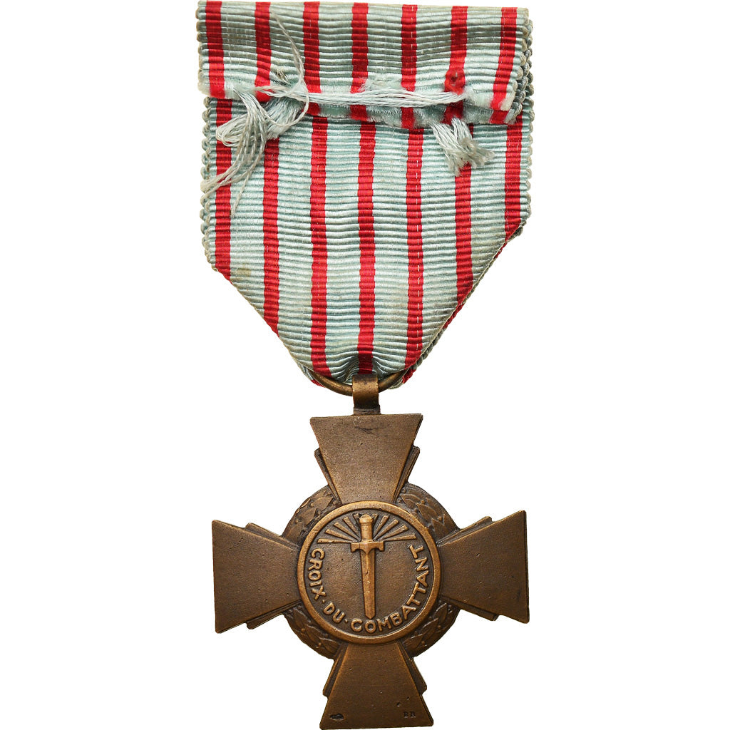 Francia, Croix du Combattant, medaglia, 1914-1918, Eccellente qualità, Bronzo